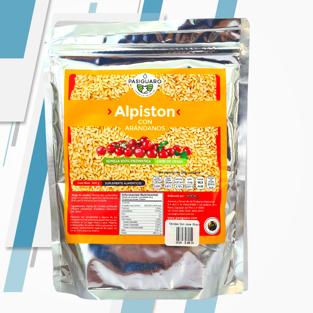 ALPISTON DE ARANDANOS 500g