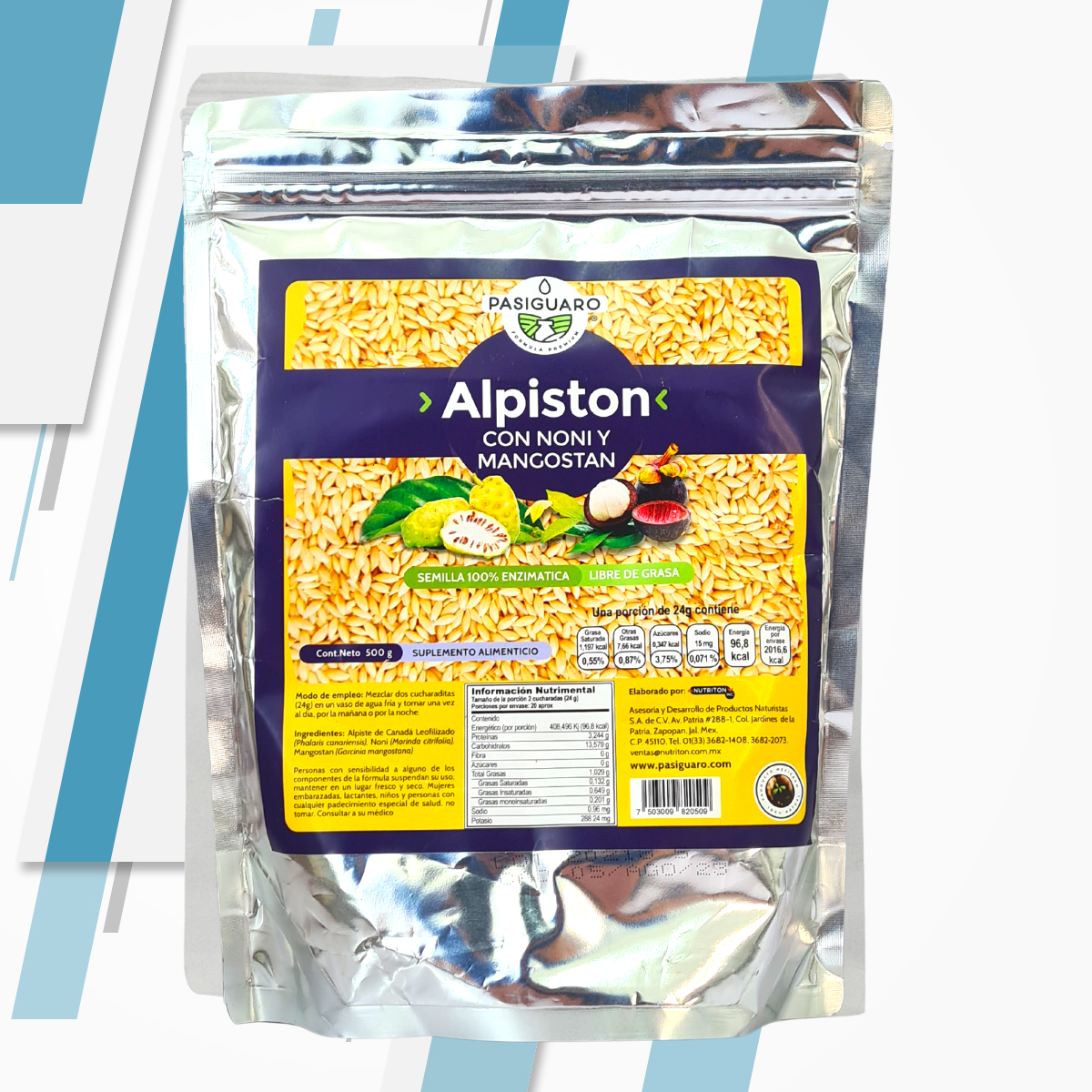 ALPISTON NONI, Y MANGOSTAN 500g