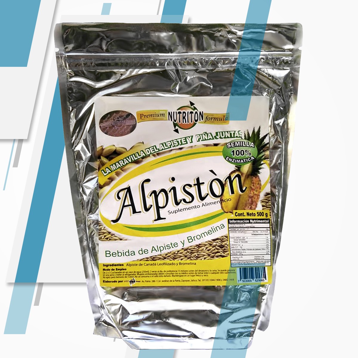 ALPISTON CON PIÑA 500g NUTRITON