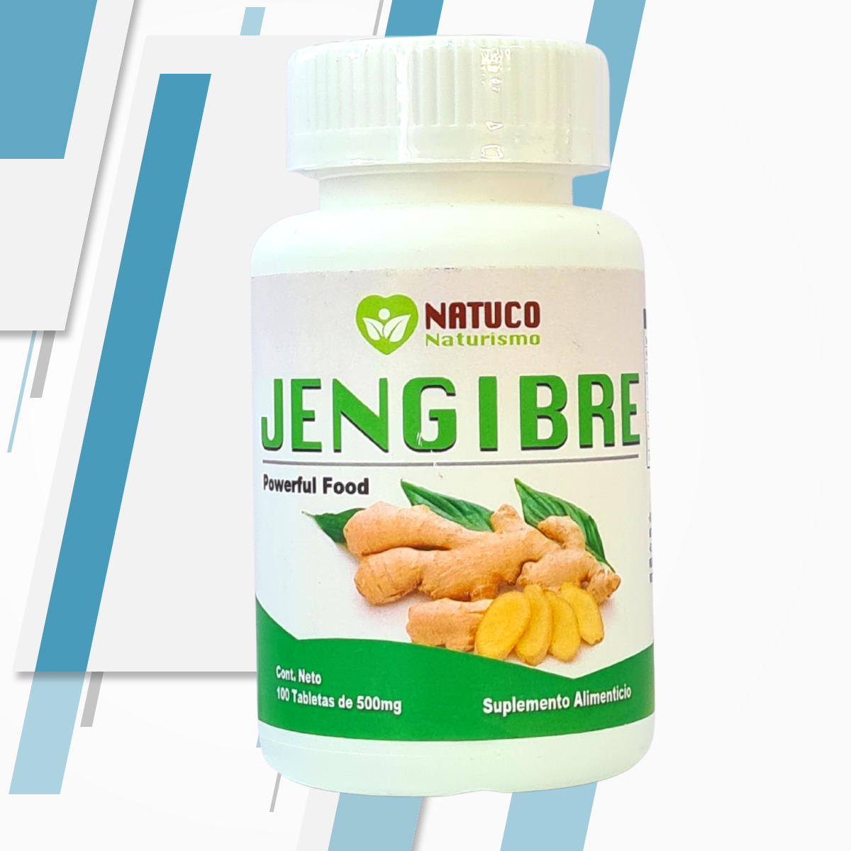 JENGIBRE 100TABL 500MG