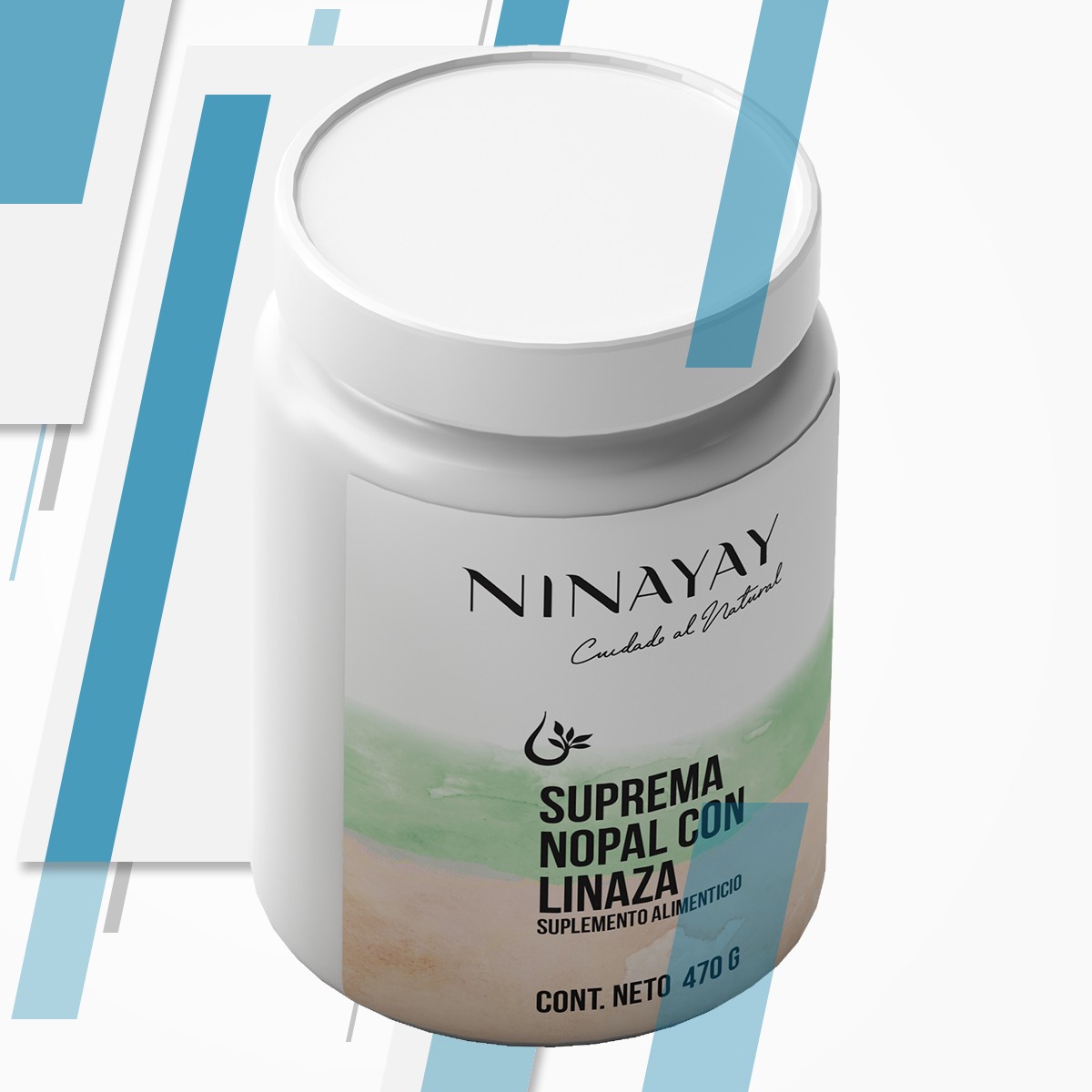 SUPREMA FIBRA DE NOPAL CON LINAZA 470g