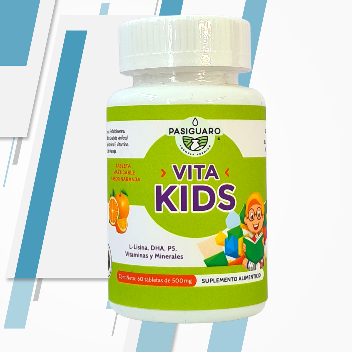 VITA KIDS NARANJA 60 TAB 500MG