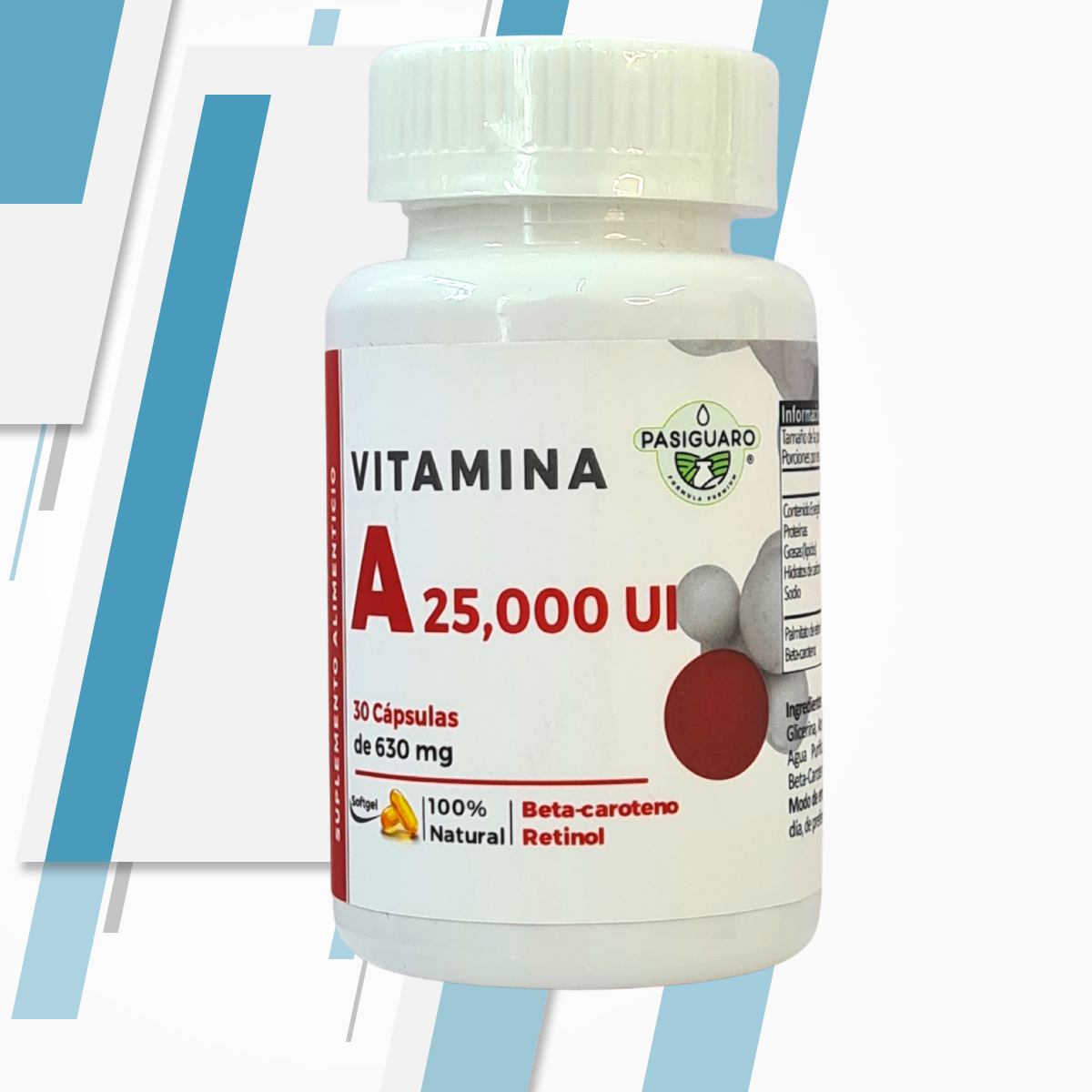 VITAMINA A 25,000 UI 30CAPS 650MG