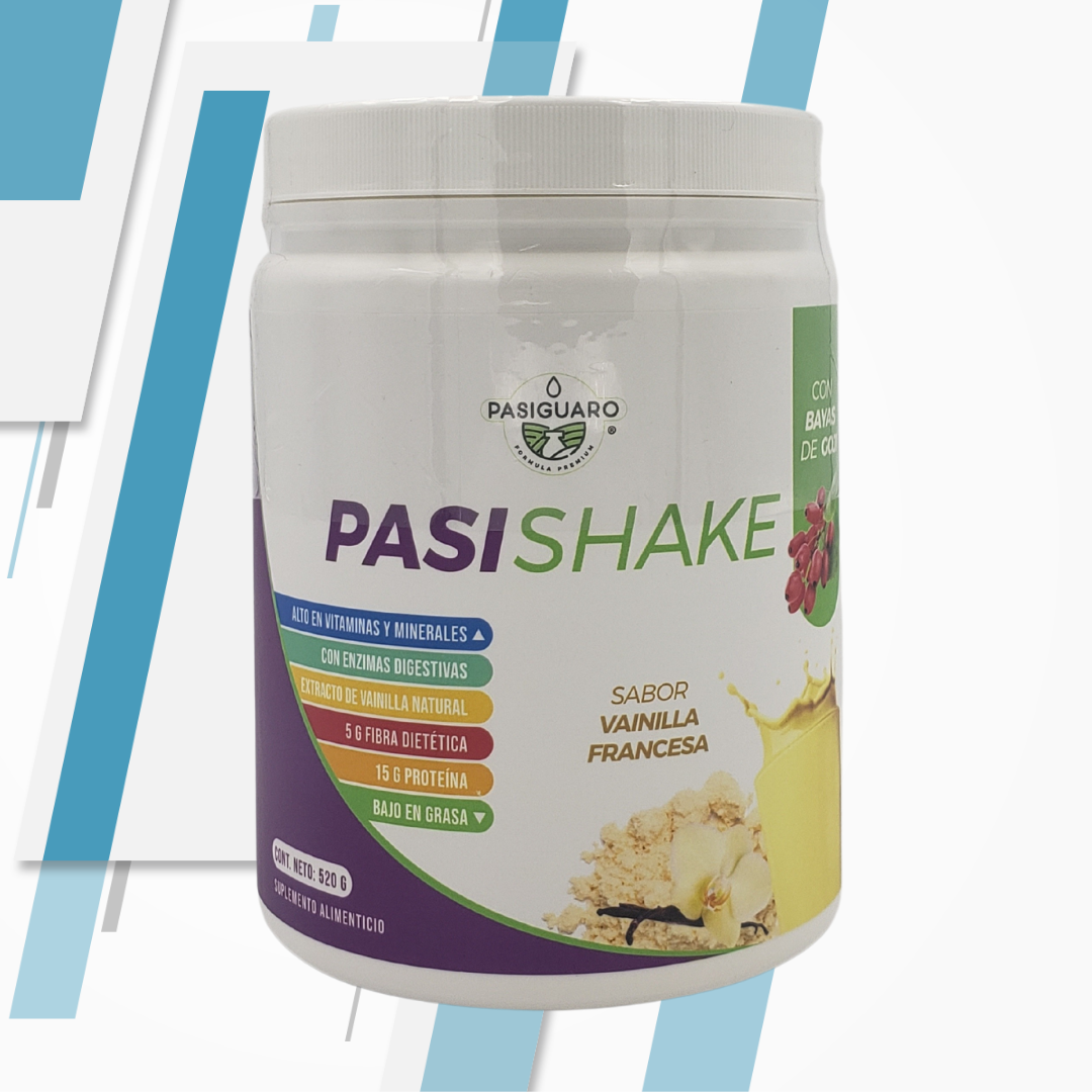 PASI-SHAKE SABOR VAINILLA FRANCESA 520g