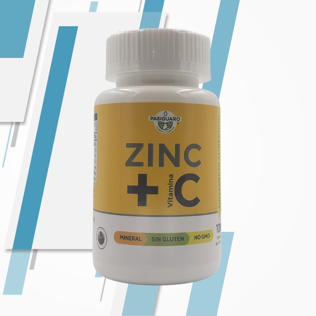 ZINC + VITAMINA C PASIGUARO 100 TABS