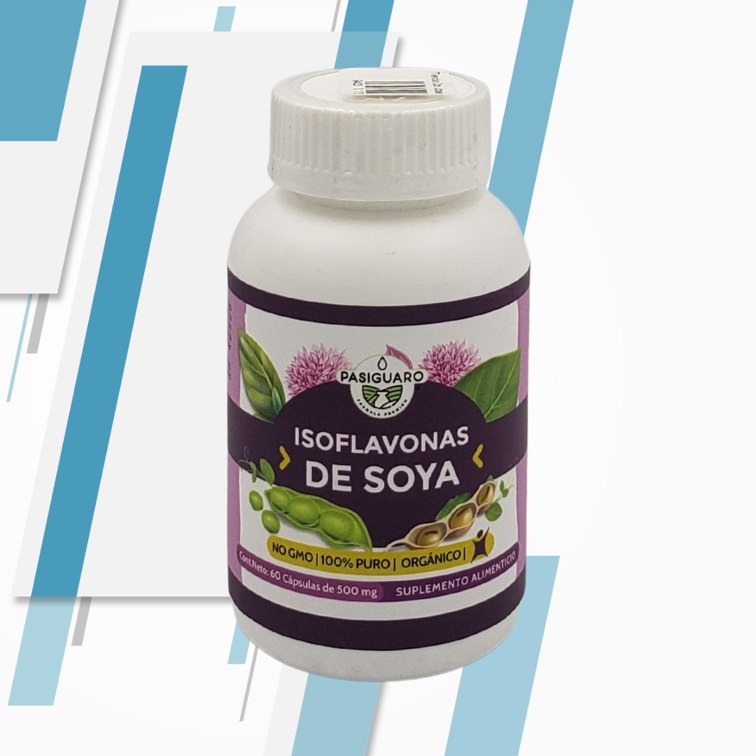 ISOFLAVONAS DE SOYA PASIGUARO 60 CAPS DE 500MG