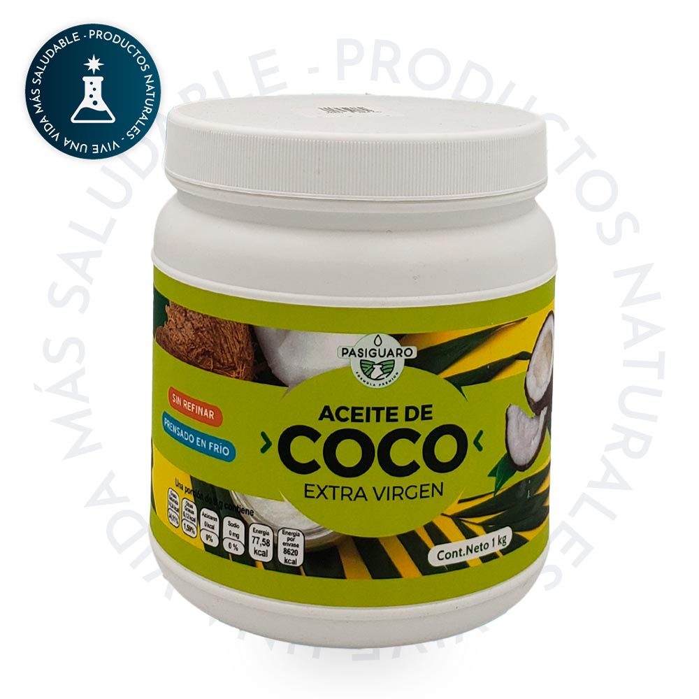 ACEITE DE COCO EXTRA VIRGEN PASIGUARO 1KG