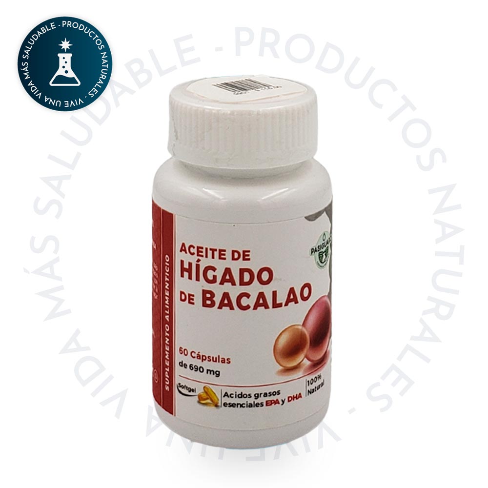 ACEITE DE HIGADO DE BACALAO C/60 SOFTGEL DE 690 mg PASIGUARO