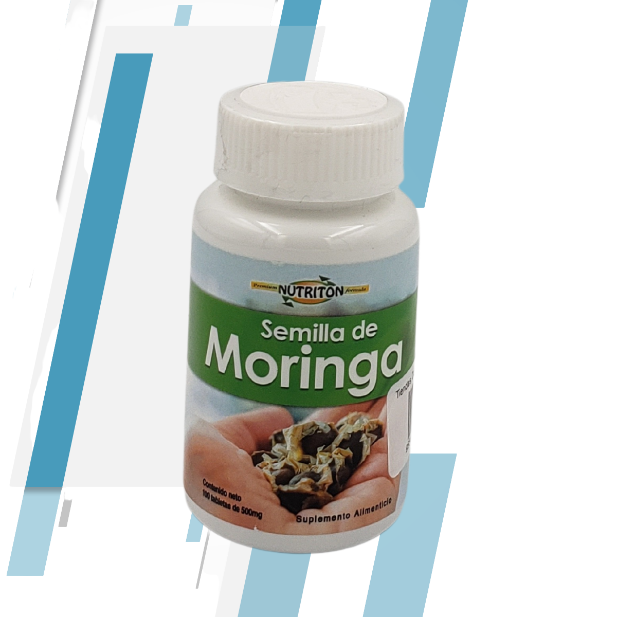 SEMILLAS DE MORINGA CON 100 TABS DE 500mg NUTRITON