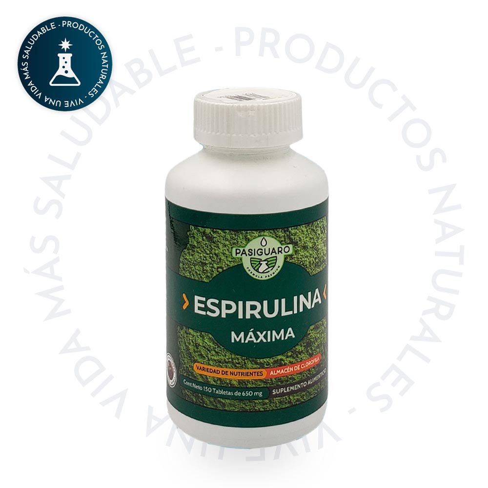 ESPIRULINA 150 TABLETAS DE 600 MG PASIGUARO