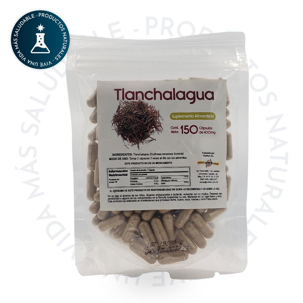 TLANCHALAGUA BOLSITA 150 caps DE 400mg PASIGUARO